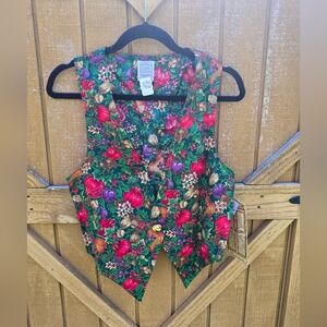 Christmas Vest Size Small NWT 100% Cotton